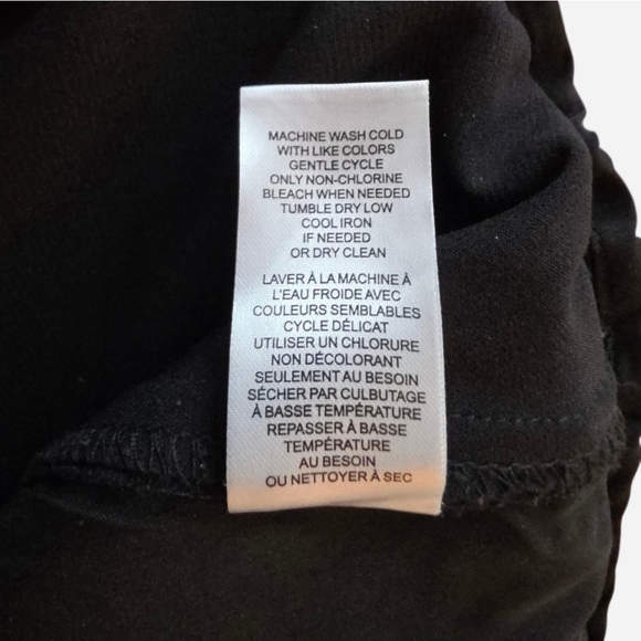 Elie Tahari Wide Leg Black And White Stripe Pintuck Pull On Trouser Pants, XL - Picture 8 of 9